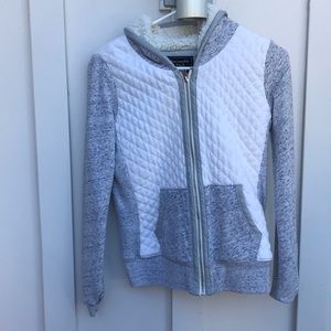 Abercrombie & Fitch Sherpa-lined Zipper Hoodie